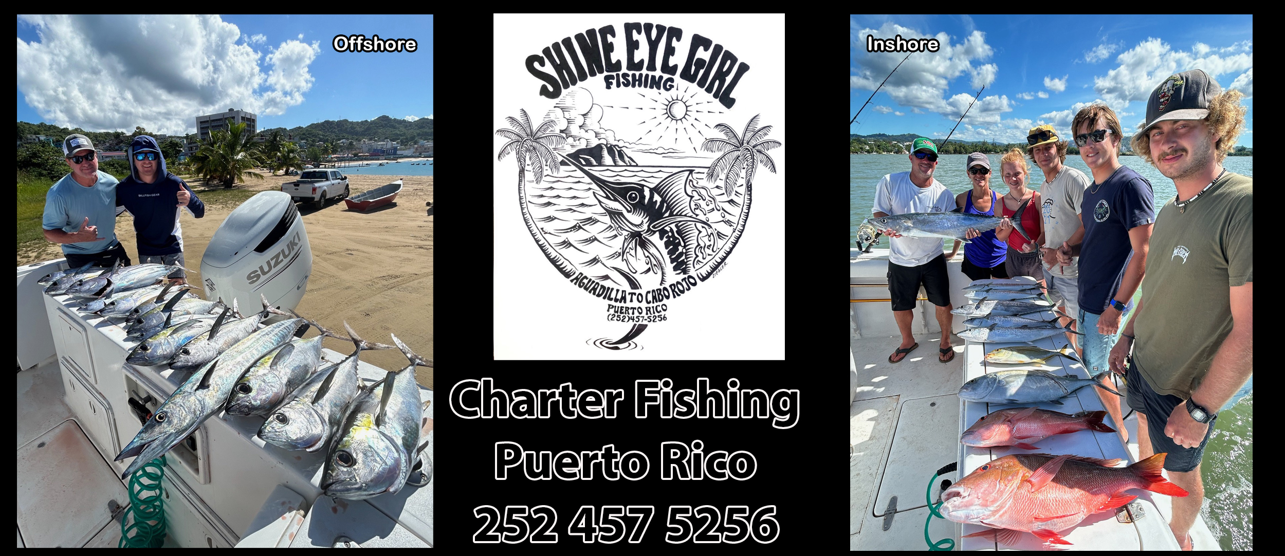 inshore and offshore Fishing Charters Puerto Rico, Shine Eye Girl Charters